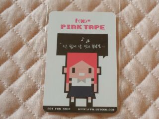 f (x) FX 2nd Album Pink Tape Photocard KPOP SM Amber Krystal Victoria Luna Sulli 5