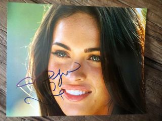 Megan Fox,  Hand Signed 8 X 10 Photo.  Signed In Black Sharpie.