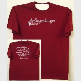 Lollapalooza Concert Shirt 2003 Tour Audioslave Perfect Circle Incubus Large 4