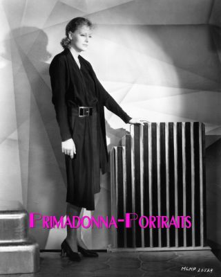 Greta Garbo 8x10 Lab Photo 1930s Glamorous Actress Movie Still