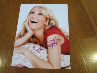 Carrie Underwood Autographed 8.  5x11 Photo Signed Hand