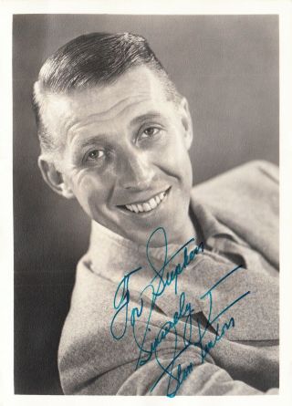 Stan Kenton.  Signed Photograph.  American Jazz Bandleader,  Pianist,  And Composer.