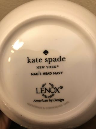 Kate Spade Set Of 4 Nags Head Navy Al Purpose Bowls Navy & White Set of 4 3