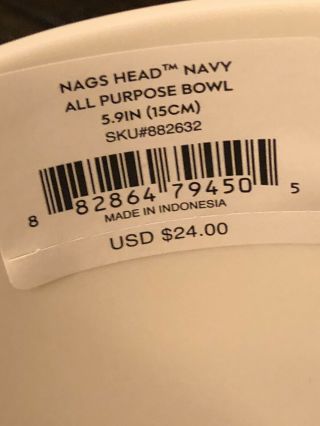 Kate Spade Set Of 4 Nags Head Navy Al Purpose Bowls Navy & White Set of 4 4