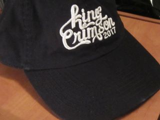 King Crimson 2017 Tour Hat Baseball Cap Official Merchandise Robert Fripp