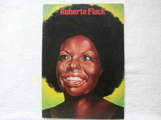 Roberta Flack 1975 / Japan Tour Program Book / Concert Live Very Rare