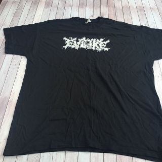Evoke Metal Band Tour T Shirt Size Xl Black