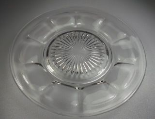 Imperial Old Williamsburg Clear Luncheon Plate 8 3/4 " - Set Of 2 Plates