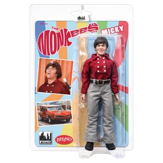The Monkees 8 Inch Retro Style Action Figures: Red Band Outfit Micky Dolenz