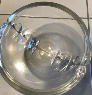 Signed Kosta Boda 5 " Candy Bowl Lead Crystal Glass 55 248