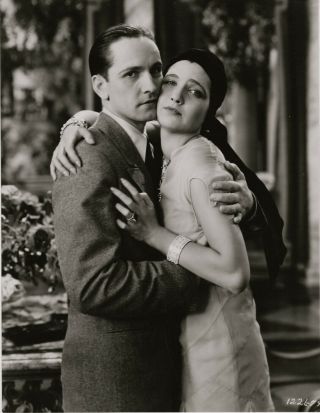 Kay Francis,  Fredric March Orig 1929 Scene Portrait.  The Marriage Playground