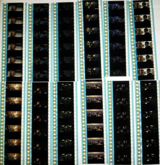 Iron Man 2 Marvel Movie 60 X 35mm Film Cells 12 X Strips Cinema Reel A