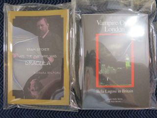 (2) Vampire Dracula Hardcover Books / Bela Lugosi