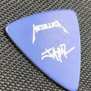 Metallica Guitar Pick James Hetfield Esp Vintage Heavy Metal Signature Blue Us 7