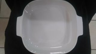 Corning Ware 2.  5 L All White A - 10 - B Casserole Dish with Pyrex 19 - C Lid 2