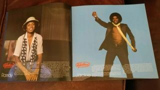 1979 the Jacksons world tour concert program book with centerfold really cool 6