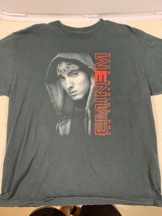 Euc 2002 Eminem “the Eminem Show Tour” T - Shirt Vtg Rap T Shirt Size Xl? No Tag