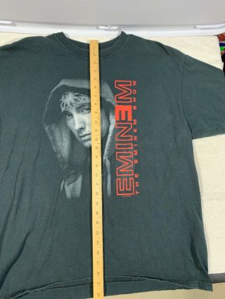 EUC 2002 Eminem “The Eminem Show Tour” T - Shirt vtg rap t shirt Size XL? No Tag 4