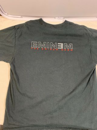 EUC 2002 Eminem “The Eminem Show Tour” T - Shirt vtg rap t shirt Size XL? No Tag 6