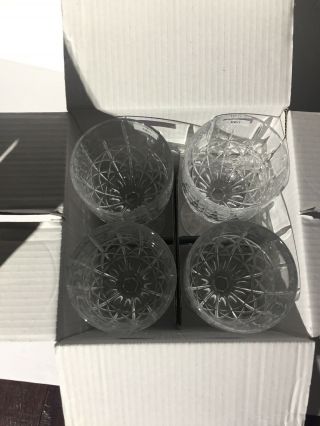 Marquis by Waterford Brady Wine Set of 4 Clear Chrystalline Wine Glasses 5