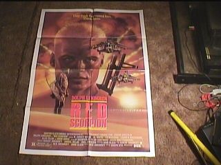 Red Scorpion 1989 Orig Movie Poster
