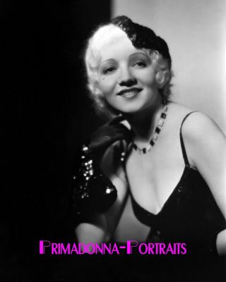 Claudette Colbert 8x10 Lab Photo 1931 " Secrets Of A Secretary " Blonde Bombshell
