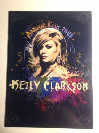 2006 Kelly Clarkson Addicted Tour Concert Program Book