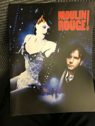 Moulin Rouge Japan Program/pressbook Nicole Kidman Ewan Mcgregor Baz Luhrmann