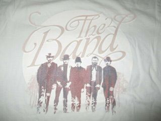 Retro The Band Concert Tour (lg) T - Shirt Levon Helm Robbie Robertson Rick Danko