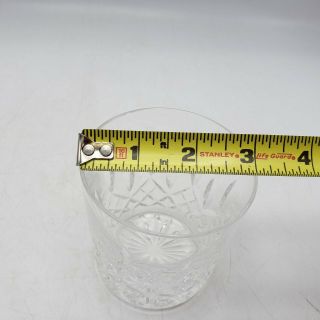 Vintage Old Fashioned Crystal Glass Lismore by WATERFORD CRYSTAL 6