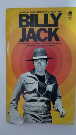 Vintage 1973 Billy Jack Avon Paperback Screenplay Tom Laughlin