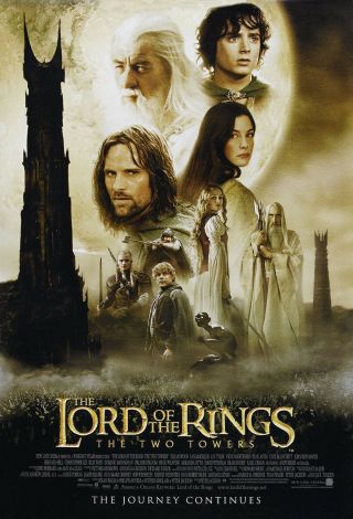Lord Of The Rings Two Towers Movie Poster 1 Sided Final 27x40