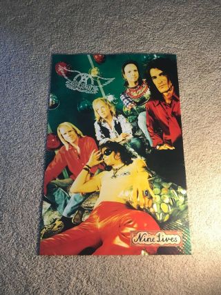 Rare Aerosmith " Nine Lives " Poster