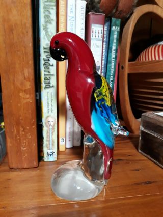 Art Glass Rosella / Bird/ Parrot/ Australian - Stunning - Hand Crafted