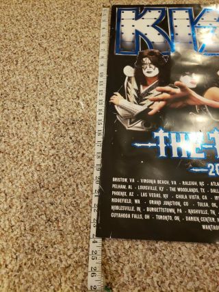 Kiss The Tour 2012 Concert Poster Gene Simmons,  Paul Stanley 7