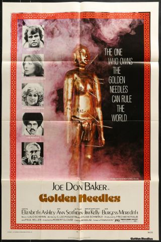 Golden Needles Joe Don Baker 1974 One Sheet Movie Poster 27 X 41