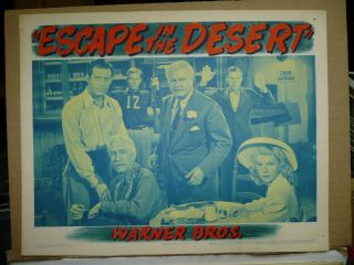 Escape In The Desert,  Orig 1945 Lc (philip Dorn,  Alan Hale,  Jean Sullivan)