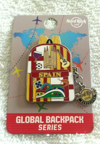 Hard Rock Cafe Barcelona 2019 Global Backpack Series Pin - Le 250