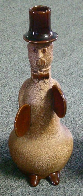 Vintage Royal Haeger Art Pottery Toe Tapper Musician With Cymbals