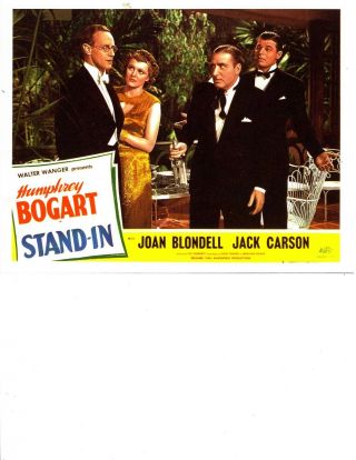 Lobby - Stand - In (masterpiece Release) 8 - Leslie Howard,  Brunette,  Jack Carson,  Man