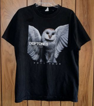 Deftones Concert Tour T Shirt 2011 Diamond Eyes