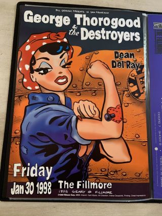 Bill Graham Presents George Thorogood And The Destroyers Concert Poster