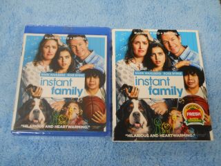 Instant Family (2018) Blu Ray,  Dvd,  Digital Code & Slipcase