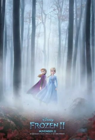 Frozen 2 Great 27x40 D/s Movie Poster Last One