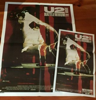 U2:rattle And Hum Rare Australian One Sheet And Daybill Movie Poster