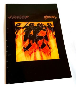 Santana & Eddie Money Joint Concert Japan Tour 1979 Program Book