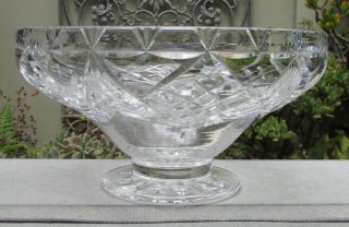 Stunning Vintage Webb Corbett Cut Crystal Large Bowl Comport