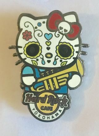 Hard Rock Cafe 2014 Yokohama Sugar Skull Hello Kitty Series Pin
