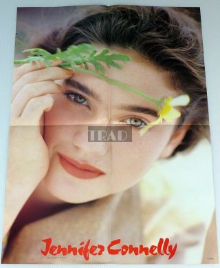 Jennifer Connelly / Cynthia Gibb 1989 Japan Pinup Poster 14x20 Ss4