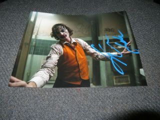 Joaquin Phoenix Signed 8x10 Photo Joker Movie Pose 4